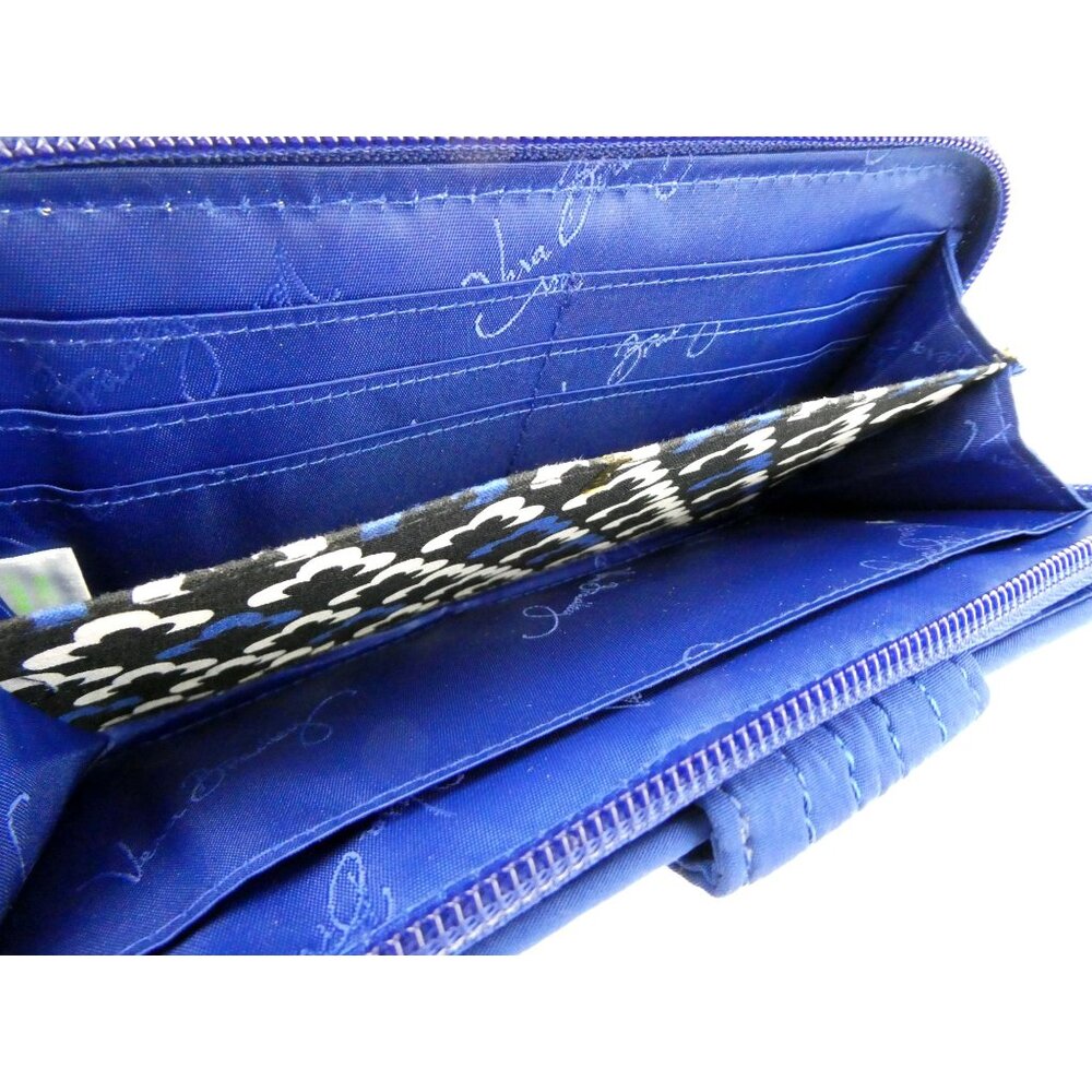 Vera Bradley Cobalt Blue Turnlock Wallet - Picture 8 of 15